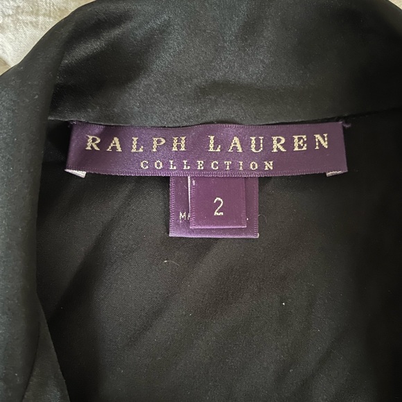 Ralph Lauren Purple Collection Silk Blouse Sz 2 - Picture 2 of 4